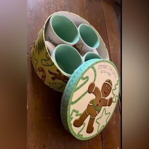'Rosanna' Complete Set of 4 Mugs Christmas ‘COOKIES For SANTA’ w/Original Box